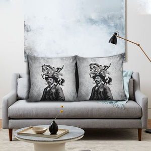 Black Cowboys - The Real Lone Ranger Reeves Pillow Cover