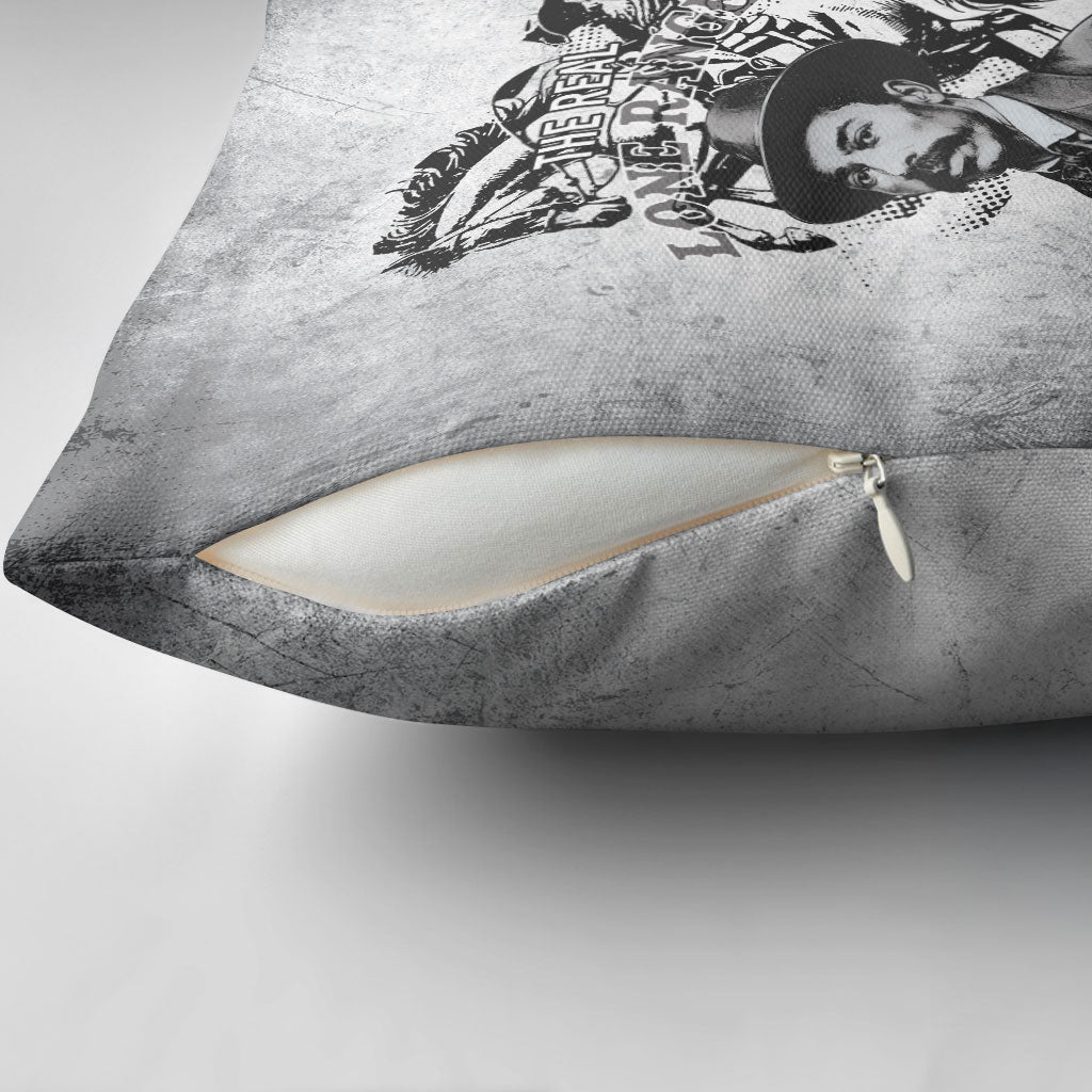 Black Cowboys - The Real Lone Ranger Reeves Pillow Cover