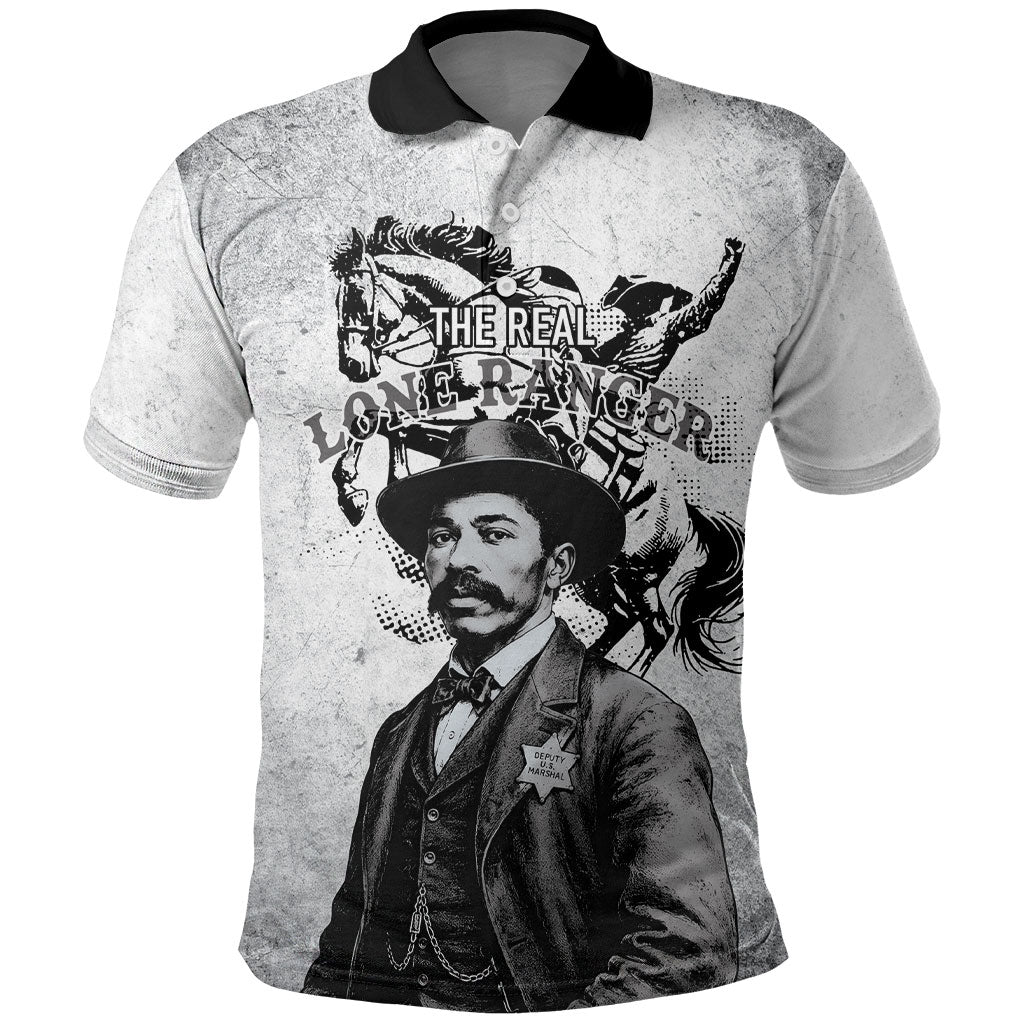 Black Cowboys - The Real Lone Ranger Reeves Polo Shirt
