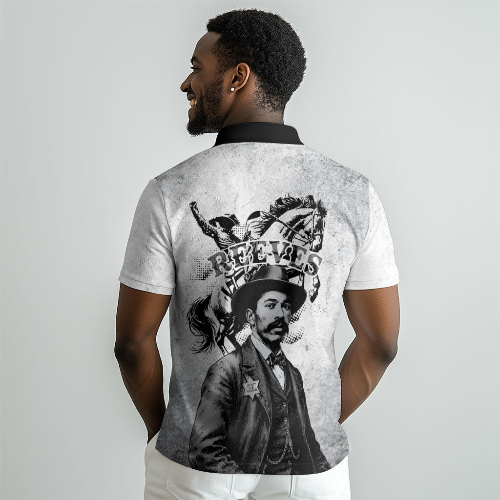 Black Cowboys - The Real Lone Ranger Reeves Polo Shirt