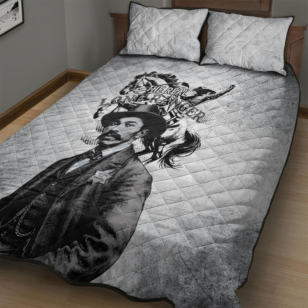Black Cowboys - The Real Lone Ranger Reeves Quilt Bed Set