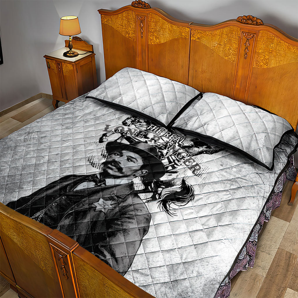 Black Cowboys - The Real Lone Ranger Reeves Quilt Bed Set