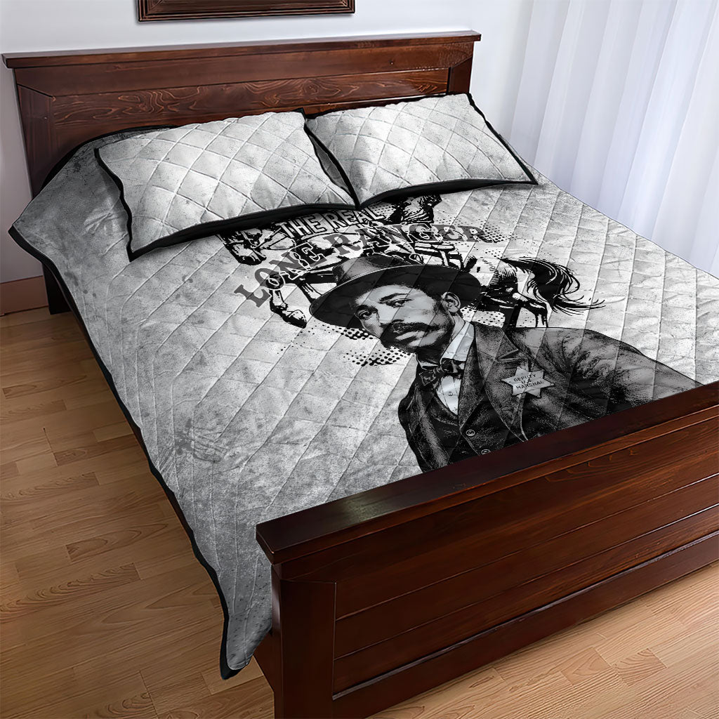 Black Cowboys - The Real Lone Ranger Reeves Quilt Bed Set