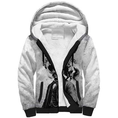 Black Cowboys - The Real Lone Ranger Reeves Sherpa Hoodie