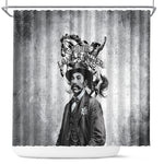 Black Cowboys - The Real Lone Ranger Reeves Shower Curtain