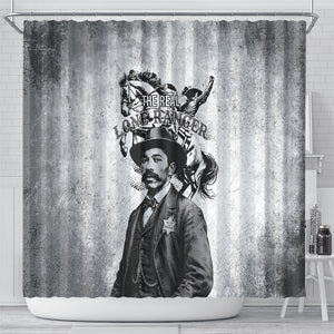 Black Cowboys - The Real Lone Ranger Reeves Shower Curtain