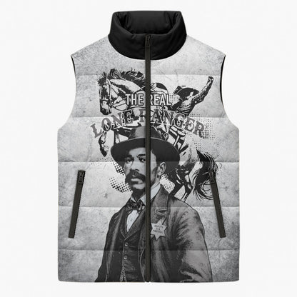 Black Cowboys - The Real Lone Ranger Reeves Sleeveless Puffer Jacket