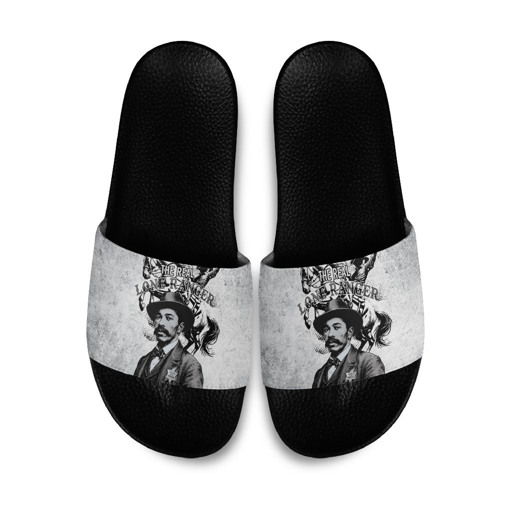 Black Cowboys - The Real Lone Ranger Reeves Slide Sandals