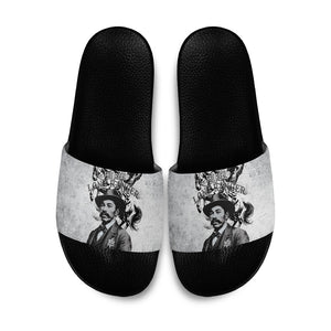 Black Cowboys - The Real Lone Ranger Reeves Slide Sandals