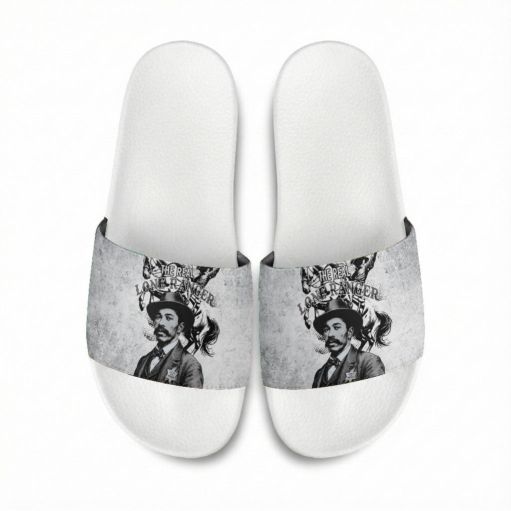 Black Cowboys - The Real Lone Ranger Reeves Slide Sandals