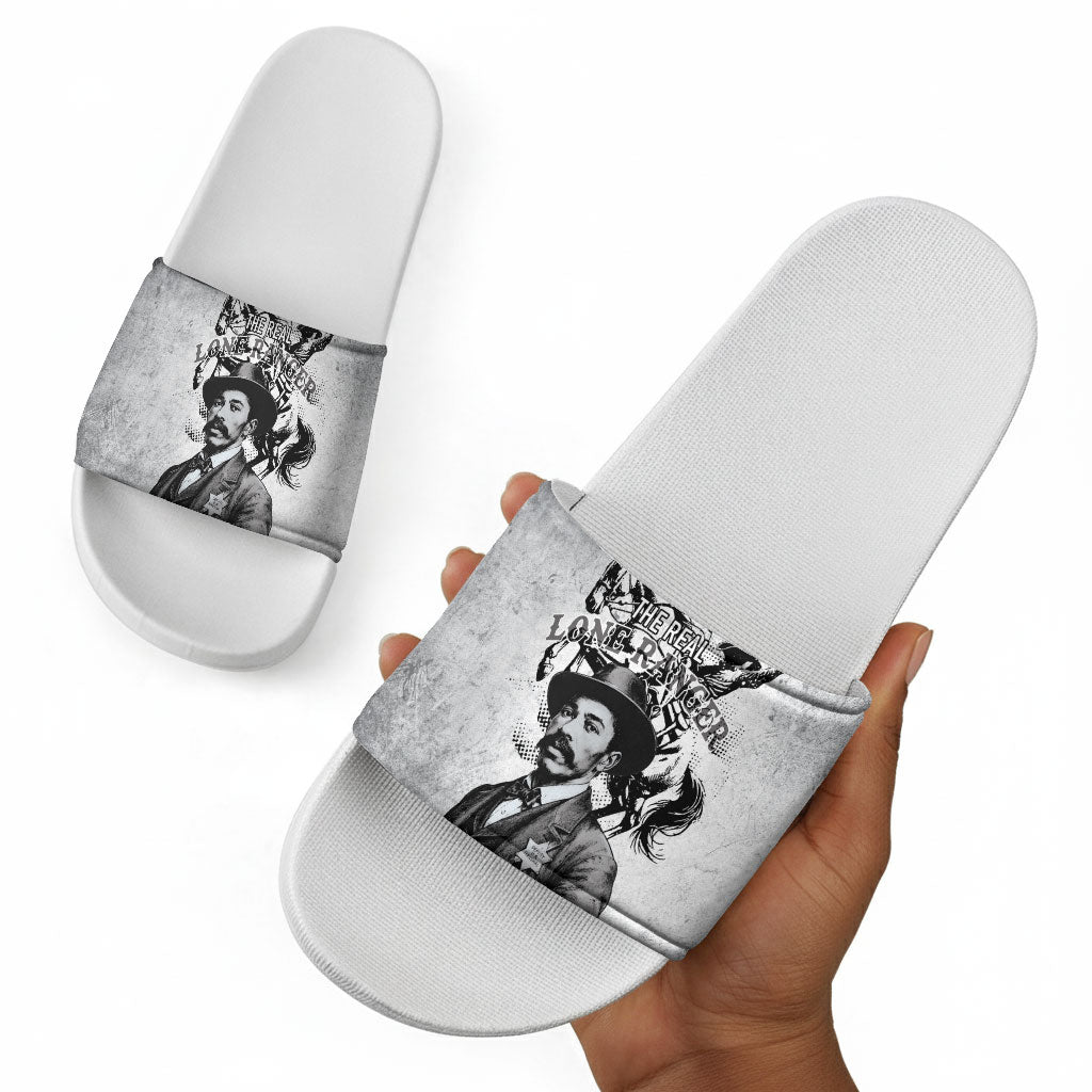 Black Cowboys - The Real Lone Ranger Reeves Slide Sandals