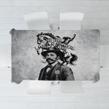 Black Cowboys - The Real Lone Ranger Reeves Tablecloth