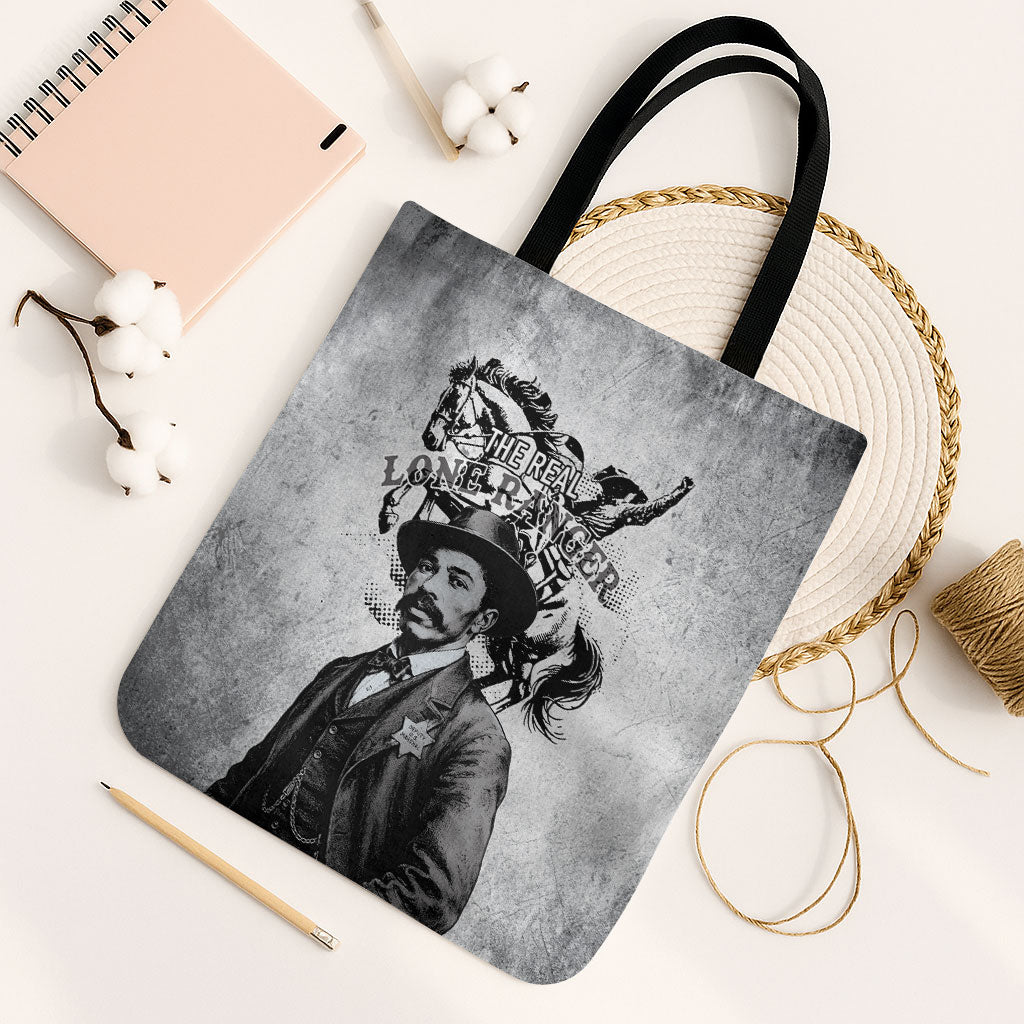 Black Cowboys - The Real Lone Ranger Reeves Tote Bag