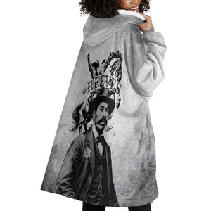 Black Cowboys - The Real Lone Ranger Reeves Wearable Blanket Hoodie