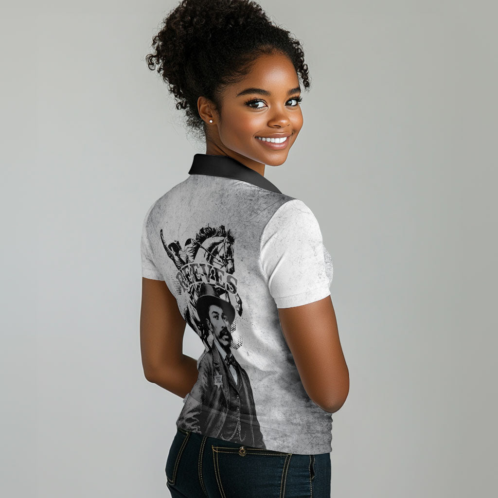 Black Cowboys - The Real Lone Ranger Reeves Women Polo Shirt