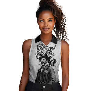 Black Cowboys - The Real Lone Ranger Reeves Women Sleeveless Polo Shirt