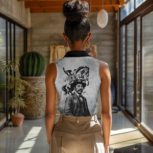 Black Cowboys - The Real Lone Ranger Reeves Women Sleeveless Polo Shirt