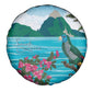 Afro-Saint Lucians Spare Tire Cover Pitons Landscape