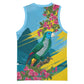 Saint Lucia Afro Basketball Jersey Tropical Vibes LT7