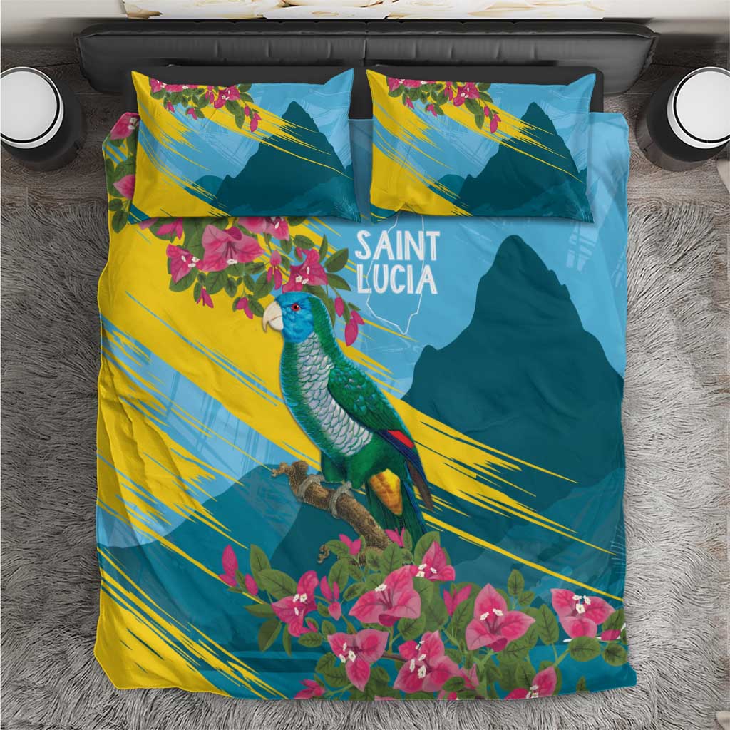 Saint Lucia Afro Bedding Set Tropical Vibes