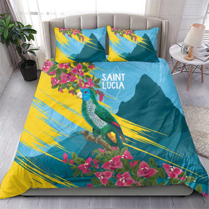 Saint Lucia Afro Bedding Set Tropical Vibes