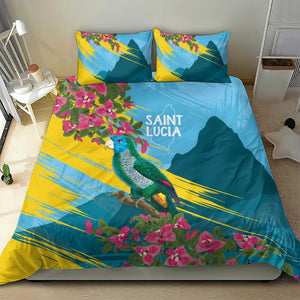 Saint Lucia Afro Bedding Set Tropical Vibes