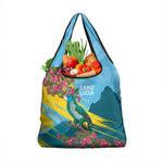 Saint Lucia Afro Grocery Bag Tropical Vibes
