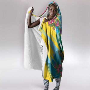 Saint Lucia Afro Hooded Blanket Tropical Vibes