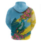 Saint Lucia Afro Hoodie Tropical Vibes