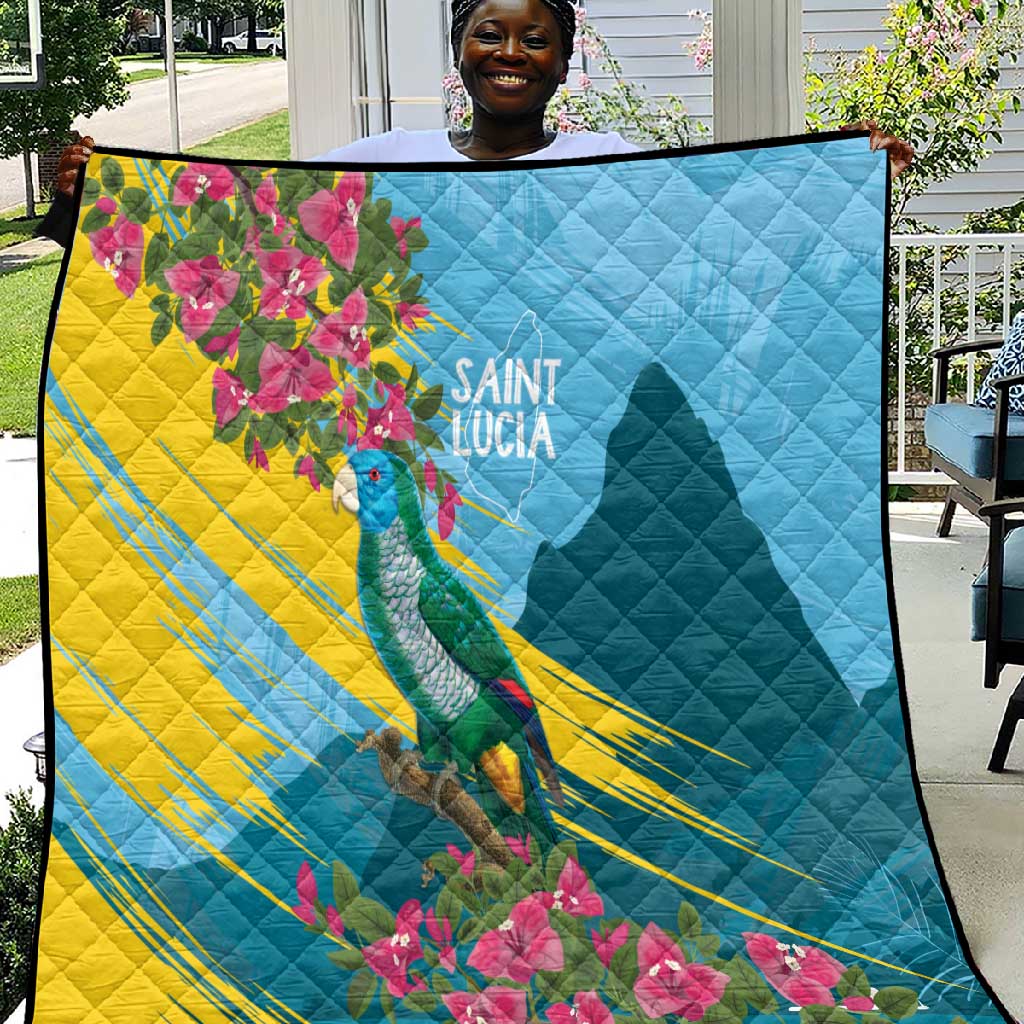 Saint Lucia Afro Quilt Tropical Vibes