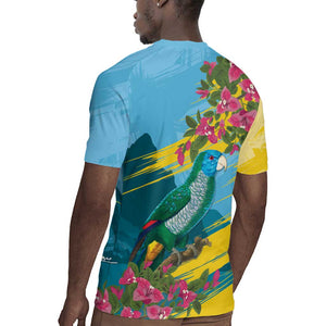 Saint Lucia Afro Rugby Jersey Tropical Vibes