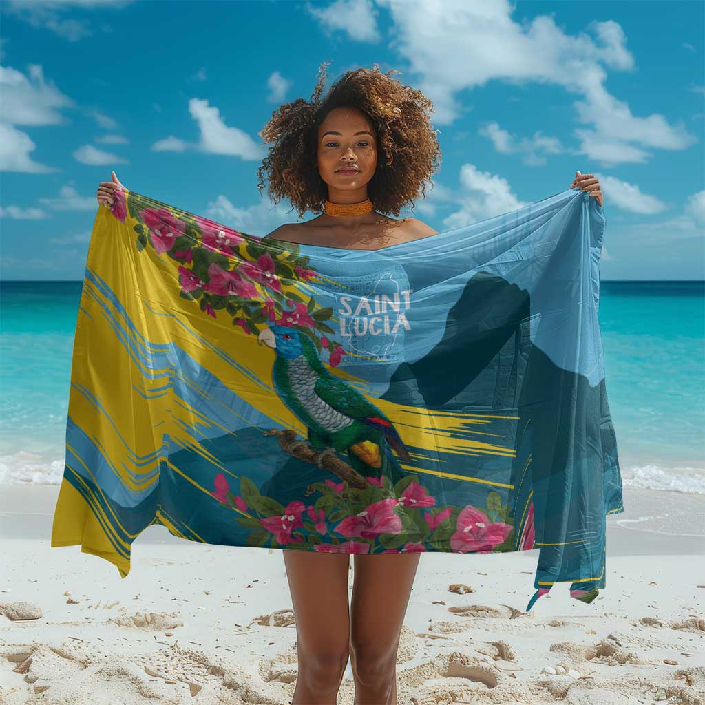 Saint Lucia Afro Sarong Tropical Vibes