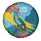 Saint Lucia Afro Spare Tire Cover Tropical Vibes