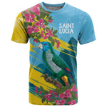 Saint Lucia Afro T shirt Tropical Vibes