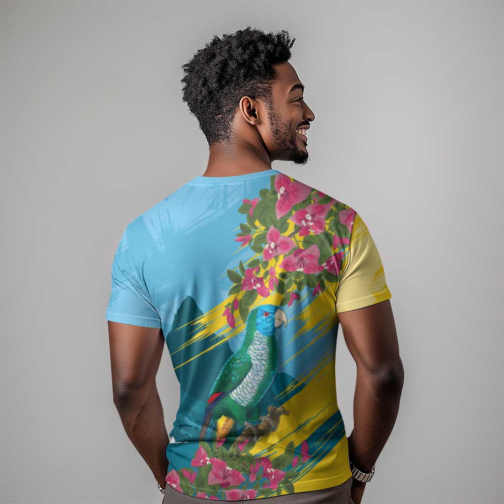 Saint Lucia Afro T shirt Tropical Vibes