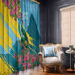 Saint Lucia Afro Window Curtain Tropical Vibes
