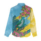 Saint Lucia Afro Women Casual Shirt Tropical Vibes