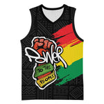 Juneteenth Basketball Jersey Power To The People LT7