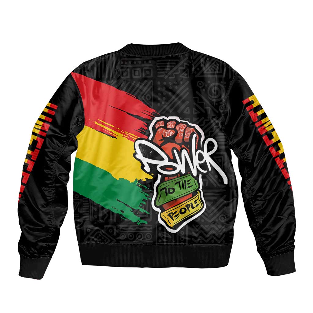 Juneteenth Bomber Jacket Power To The People