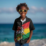 Juneteenth Kid Hawaiian Shirt Power To The People