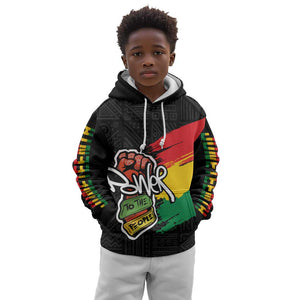 Juneteenth Kid Hoodie Power To The People