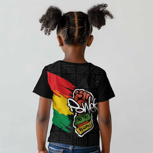 Juneteenth Kid T shirt Power To The People