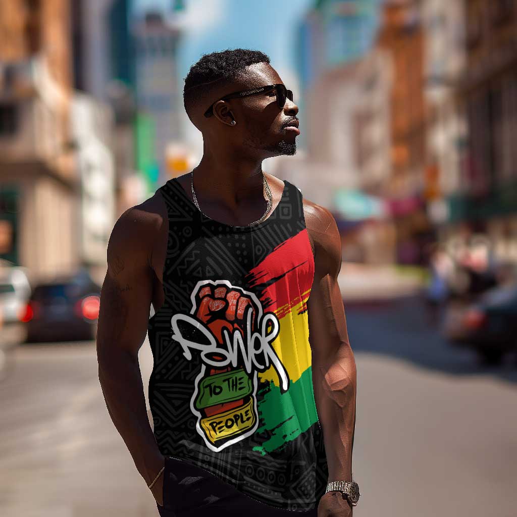 Juneteenth Men Tank Top Power To The People