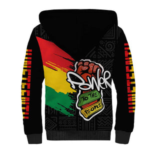 Juneteenth Sherpa Hoodie Power To The People