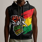 Juneteenth Sleeveless Zip Hoodie Power To The People - African Pride