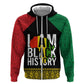Juneteenth Hoodie Mix African Pattern - I Am Black History