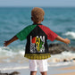 Juneteenth Kid Hawaiian Shirt Mix African Pattern - I Am Black History