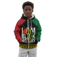 Juneteenth Kid Hoodie Mix African Pattern - I Am Black History