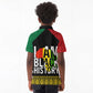 Juneteenth Kid Polo Shirt Mix African Pattern - I Am Black History