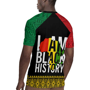 Juneteenth Rugby Jersey Mix African Pattern - I Am Black History